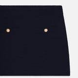 FRAME - The Cruise Skirt -- Dark Navy