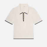 FRAME - The Sport Polo -- Cream Multi