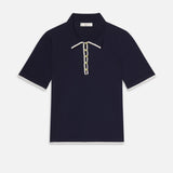 FRAME - The Sport Polo -- Navy Multi