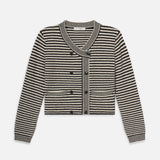 FRAME - The Court Cardi -- Black Multi