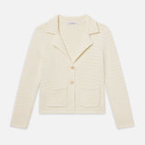 FRAME - The Crochet Blazer -- Cream