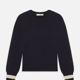 FRAME - The Cashmere Club Sweater -- Navy Multi