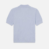 FRAME - The Smocked Polo -- Light Chambray