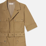 FRAME - The Utility Dress -- Khaki Tan