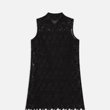 FRAME - The Deco Lace Dress -- Black