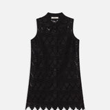 FRAME - The Deco Lace Dress -- Black