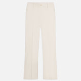 FRAME - Cropped Kick Flare Trouser -- Alabaster