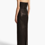 Khaite - Yael Dress in Black Leather