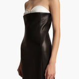 Khaite - Yael Dress in Black Leather