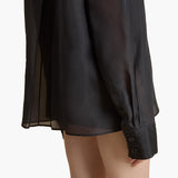 Khaite - Yatty Top in Black Silk