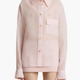 Khaite - Yatty Top in Soft Pink