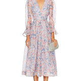 Zimmermann - Eden Long Sleeve Midi Dress