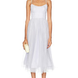 Zimmermann - Tulle Corset Midi Dress