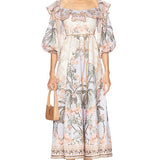 Zimmermann - Wylie Off Shoulder Midi Dress