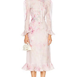 Zimmermann - Crush Flower Midi Dress