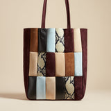 The Zoe Tote in Rouge Noir Multi Leather