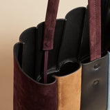 The Zoe Tote in Rouge Noir Multi Leather