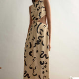 Alemais - BRUSH STROKE TWIST DRESS