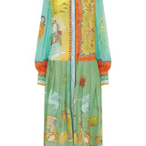 Alemais - SURREALIST SUMMER RAMIE SHIRTDRESS