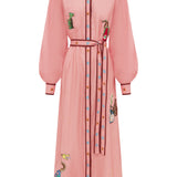 Alemais - TIMMY EMBROIDERED SHIRTDRESS