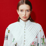 Alemais - ATTICUS EMBROIDERED SHIRT