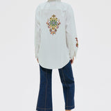 Alemais - STRIKE EMBROIDERED SHIRT