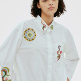 Alemais - STRIKE EMBROIDERED SHIRT