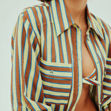 Alemais - TAMSIN RUCHED BEACH SHIRT