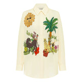 Alemais - TIGER EMBROIDERED SHIRT