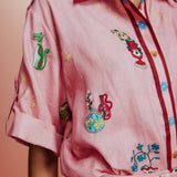 Alemais - TIMMY EMBROIDERED SHIRT