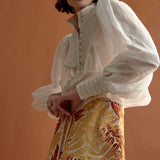 Alemais - SONGBIRD BLOUSE IVORY