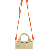 Alemais - SUNLIT RAFFIA BOX CROSS BODY