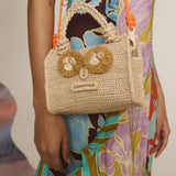 Alemais - SUNLIT RAFFIA BOX CROSS BODY