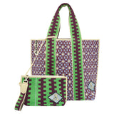 Alemais - TEJA JACQUARD BEACH TOTE