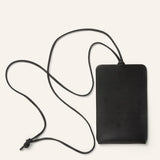 Matteau - Del'Ep Leather Phone Carrier - Black