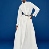 FRAME - The Denim Ball Skirt -- White