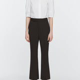 Maria McManus - High Waisted Crop Trouser in Chocolate