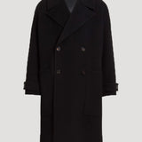 ROHE - Double-faced wool trench coat | black