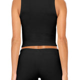 ETERNE - DRAWSTRING SHORT BLACK