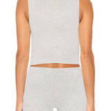 ETERNE - DRAWSTRING SHORT HEATHER GREY