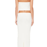 ETERNE - Emma Butter Rib Skirt Cream