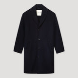 ROHE - Double face woolen coat | navy