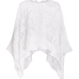 GABRIELA HEARST - Acrion Crochet Poncho in White Cotton