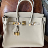 Hermès Birkin 30cm Bag in Trench Togo Leather With Gold Hardware