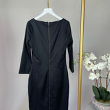 Antionio Berardi Black 3/4 Sleeve Midi Dress Size 38 (UK 10)