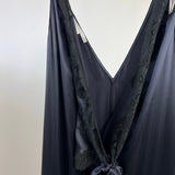 Stella McCartney Silk Navy Jumpsuit with Lace Detailing FR 40 (UK 12)