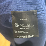 Loro Piana Silk Electric Blue Tank Top Size IT 44 (UK 12) RRP