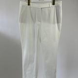 Loro Piana White Cotton Tailored Trousers Size IT 46 (UK 14)