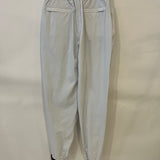 Prada Light Grey Active Nylon Pants with Logo Details Size S (UK 8)