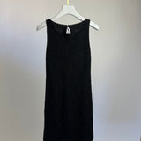 Ermanno Scervino Black Knitted Midi Dress with Crystal Embellishment Size IT 38 (UK 6)